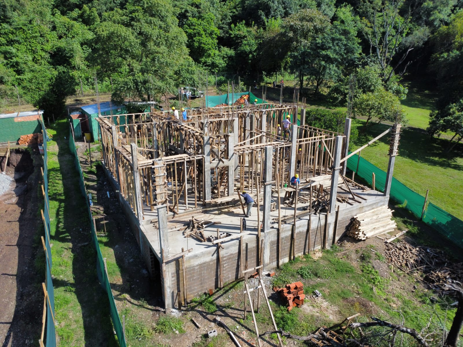 Casa UH en etapa de estructura